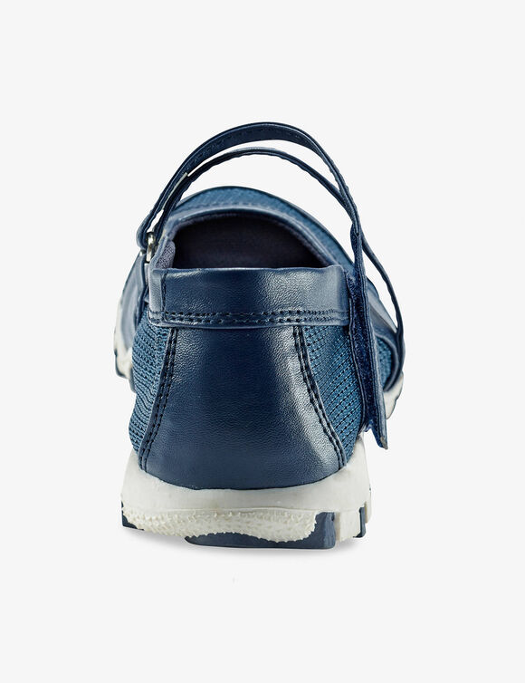 Ballerines de sport scratchées ultra-souples (marine) Ballerines de sport scratchées ultra-souples (marine)